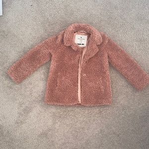 Girls faux fur jacket